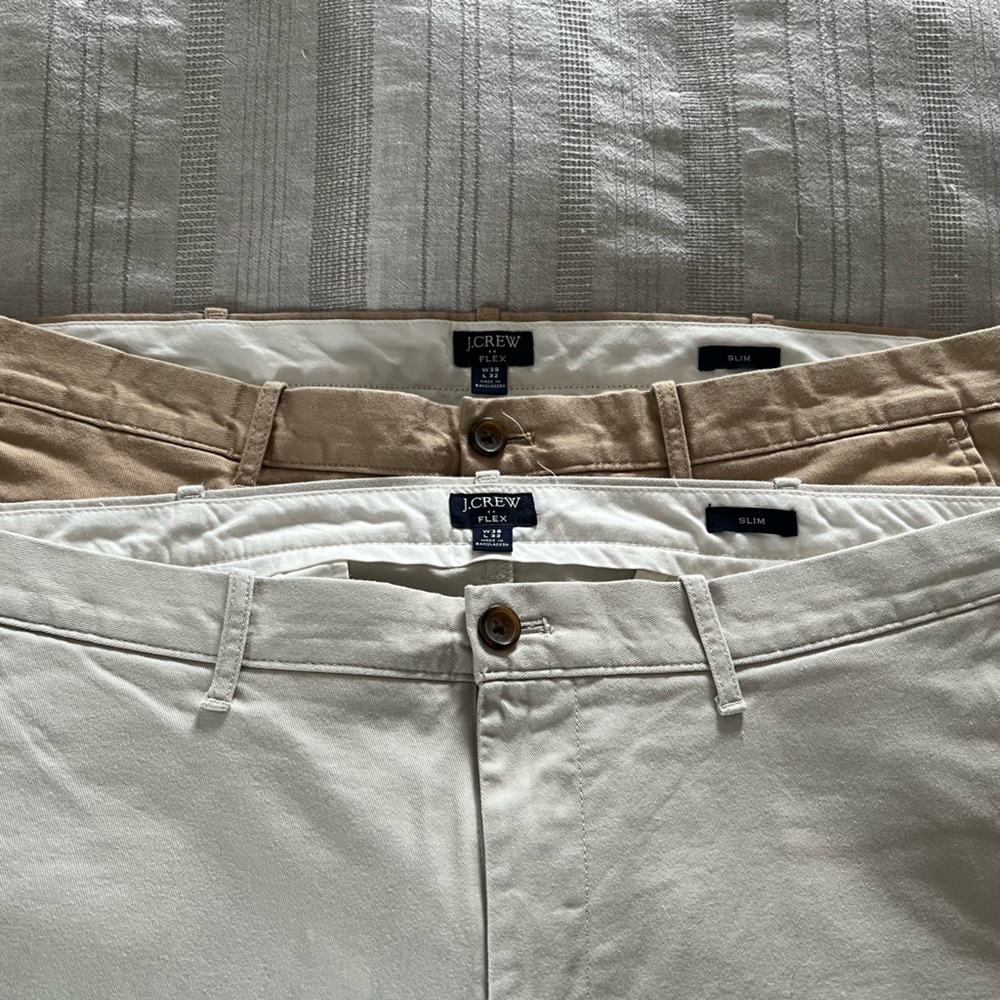 NWOT Mens J Crew Chinos 38 x 32 - Picture 7 of 10